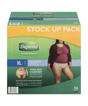 Depend Fit-Flex Underwear for Women Maximum Absorbency